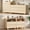 Natural, variant on Aufeile 4 Piece Curved Dresser and Nightstand Set for Bedroom, 6 Drawer Dresser, Tall 5 Drawer Chest & 2 Nightstands with Charging Station, Modern Curved Profile Bedroom Furniture Set, Natural