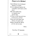 thumbnail image 2 of Prayer to St. Michael holy card - laminated - Pack of 25, 2 of 2