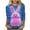 14-Multicolor, variant on Cavosen Happy Easter Womens Shirts Three Quarters Sleeves Summer Bunny Tie Dye Print Pullover Tops 3/4 Sleeve Crewneck Holiday Blouse Vacation Festival Tee Shirts Loose XL