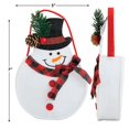 thumbnail image 2 of Set de 5 bolsas de fieltro Current Snowman Joy, 13 x 18 cm, 2 of 6
