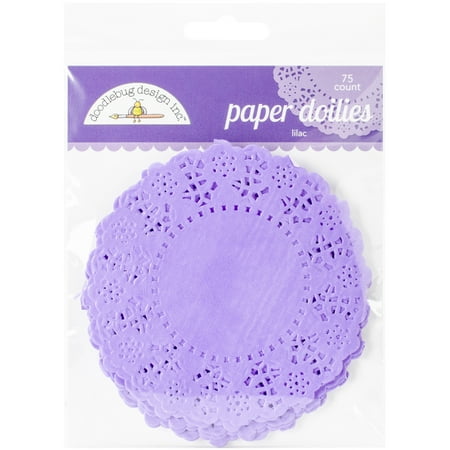 UPC: 0842715044593 | Doodlebug Doilies 4.5 75/Pkg-Lilac Pk 3 Doodlebug