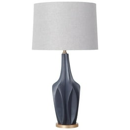 Sculptural Slate Blue Table Lamp Sculptural Slate Blue Table Lamp