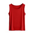 thumbnail image 7 of JOANKDMI Plus Size Tank Tops for Women Sleeveless Summer Scoop Neck Wide Strap Loose Fit Tunic Autumn Casual Vacation Layering Piece Wear,Red,L-5XL, 7 of 7
