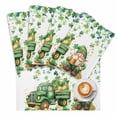 thumbnail image 2 of St. Patrick's Day Green Truck Gnome Placemats Set of 4,Wipeable Washable Table Mats for Dining Tables, Four Leaf Gold Coin Place Mats for Kitchen Event Party Tabletop Decor, 2 of 9