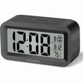 thumbnail image 1 of wonima44 Travel Digital Alarm Clock Battery Operated with Indoor Temperature, Desk Small Clock,Snooze Model,12/24H Display for Bedrooms Heavy Sleepers Kids Travel Bathroom (Black), 1 of 1