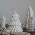 thumbnail image 2 of 3D árbol de Navidad geométrico giratorio Pino silicona vela molde DIY vela molde jabón resina yeso molde regalos artesanía decoración del hogar, 2 of 4