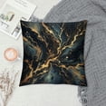 thumbnail image 2 of YANMS Pillow Covers Abstract Marble Throw Pillow Covers Black Gold Veins Pillowcase Cushion Cover for Sofa Couch Bed White, 2 of 5