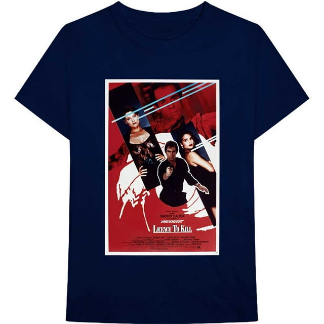 James Bond 007 T-Shirt Unisexe Affiche Permis de Tuer