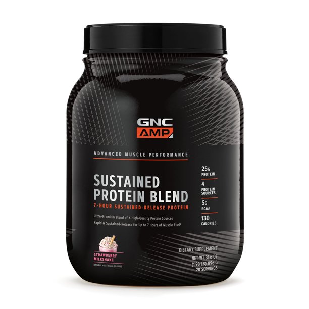 GNC AMP Sustained Protein Blend