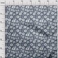 thumbnail image 3 of oneOone Georgette Viscose Dusty Blue Fabric Floral Quilting Supplies Print Sewing Fabric By The Yard 42 Inch Wide, 3 of 5