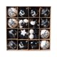 thumbnail image 3 of 52x Adornos de bolas navideñas, Decoración colgante navideña, Adorno navideño, Negro, 3 of 9