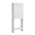 thumbnail image 5 of Pouseayar Home Bathroom Shelf over-the-Toilet Storage Cabinet , White, 5 of 7