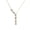 10K Yellow Gold, variant on FINE JEWELRY 925 Sterling Silver Round-shape Diamond Y Pendant Necklace (1 1/2 cttw, I-J Color, I2-I3 Clarity) 18"