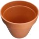 thumbnail image 3 of Set of 4 Terracotta Flower Pots - 15 cm - With Rim - For Indoors and Garden, 3 of 5