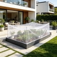 thumbnail image 6 of Bird Netting Insect Netting Fine Mesh Bug Barrier 3x15m White Reusable Crop Protection Fabric for Vegetables and Greenhouse Patio by Xuniizn, 6 of 7