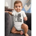 thumbnail image 2 of Siempre Bebo Hasta Dormirme Bodysuit Infant -Smartprints Designs,  12 Months, 2 of 4