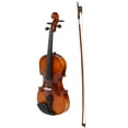 thumbnail image 2 of Acoustic Violi, Musical Instruments Solid Wood Violin Wooden Musical Violin  For Violin Lovers For Beginners Retro Color, 2 of 8
