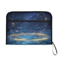 thumbnail image 7 of Accordion File Organizer with Zip Closure 13 Pockets Expanding File Folder Letter A4 Paper Document Organizer for Home Office Magical Night Sky with Fish, 7 of 7