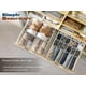 thumbnail image 3 of Simple Houseware - Juego de 4 divisores para cajones, organizador de ropa interior, color gris, 3 of 5