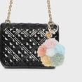 thumbnail image 2 of Unique Bargains 1 Pc Fashion Cherry Blossoms Handbag Charm Bag Accessories Multicolor, 2 of 5