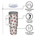 thumbnail image 4 of Modern 40oz Tumbler– Stainless Steel Insulated Tumbler with Handle and Straw, Large Capacity Travel Cup for Hot & Cold Drinks, 4 of 7