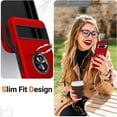 thumbnail image 2 of Dteck for Google Pixel 8 Pro Case with 360? Ring Stand, Multi-Layer Protective Case, Shockproof Cover for Google Pixel 8 Pro Case,Red, 2 of 6