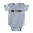 thumbnail image 1 of CafePress - I LOVE FELTING - Cute Infant Baby Football Bodysuit, 1 of 1