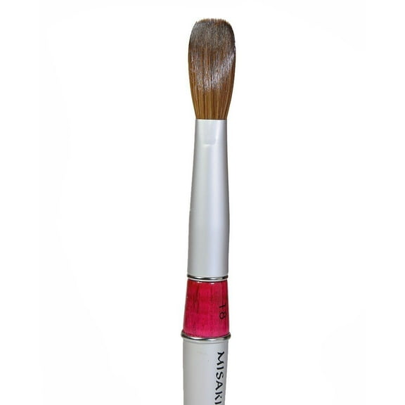 MISAKI - Kolinsky Acrylic Nail Brush For Manicure Powder (CRIMPED) - Size #18