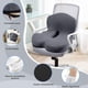 thumbnail image 4 of Cojín de Espalda y de Silla Combinado, Cojin para Coxis y Soporte Lumbar de Espuma Memoria, Almohada Lumbar Kit Ergonómica, Aliviar La Ciática, con Funda Lavable, para Auto, Oficina, Hogar, 4 of 9