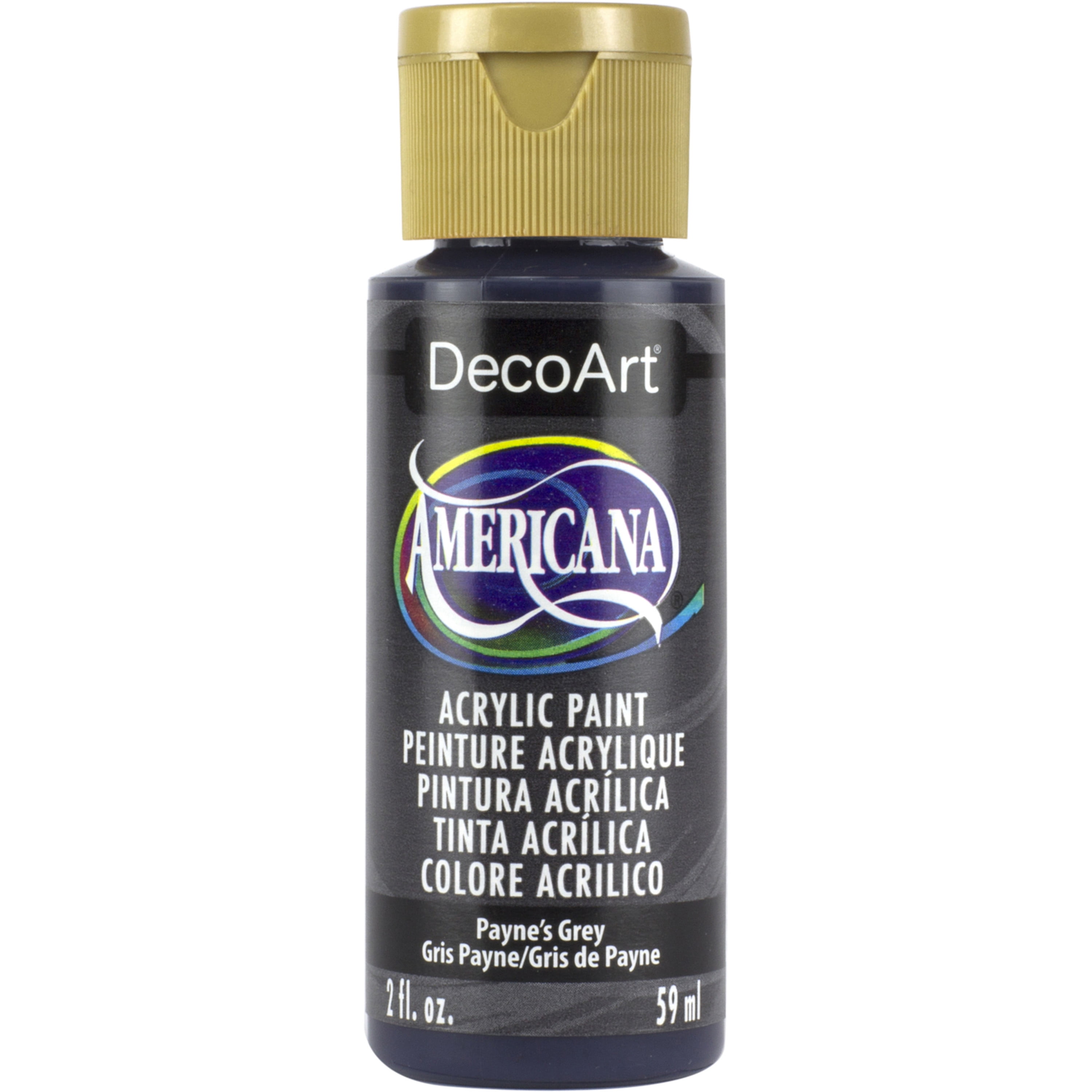 DecoArt Americana Acrylic Color, 2 oz., Payne's Gray