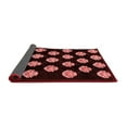 thumbnail image 2 of Ahgly Company Indoor Round Abstract Red Modern Area Rugs, 6' Round, 2 of 4