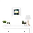 thumbnail image 2 of Eduart Tomek Fantazie 4 Abstract Painting 8X8 Inch Square Wooden Framed Wall Art Print Picture with Mount, 2 of 4