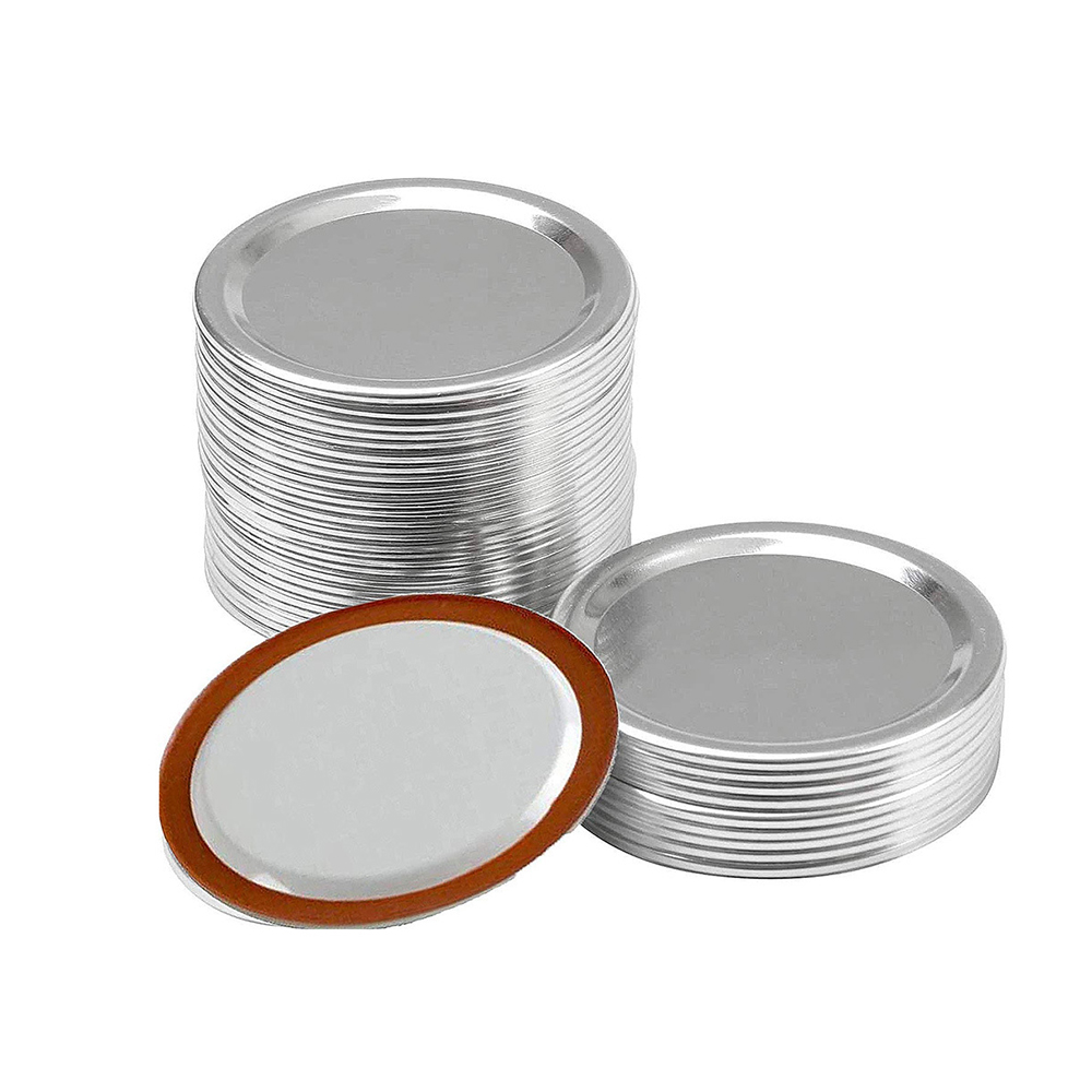24 PCS Regular Canning Jar Lids Mason Jar Tinplate Lid Jar Lid Split