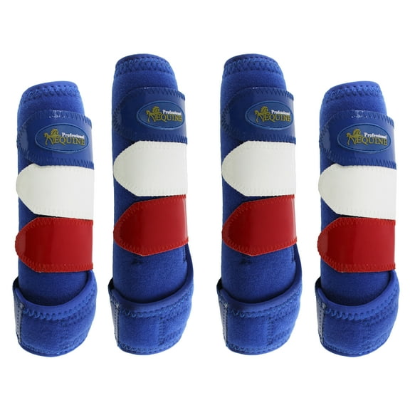 Horse  Medium 4-Pack Professional Equine Sports Medicine Splint Boots 4149C