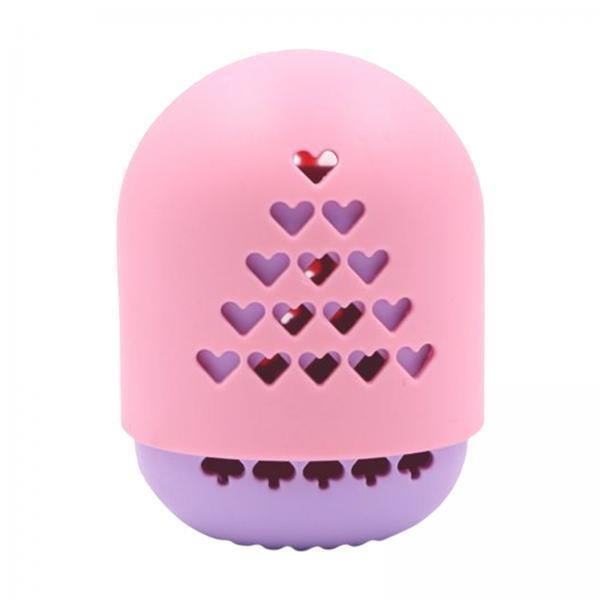 5xPowder Puff Container Cosmetic Blender Estuche De Almacenamiento Maquillaje Caja De Almacenamiento De Huevos