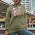 thumbnail image 2 of Love Yourself First with a Butterfly, Valentine's Day Art Merch Gift, Sand Hooded Sweatshirt or Hoodie, Large, 2 of 5