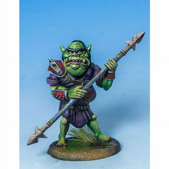 Rotgut Half Orc Warrior with Spear Miniature Diterlizzi Masterworks Dark Sword Miniatures