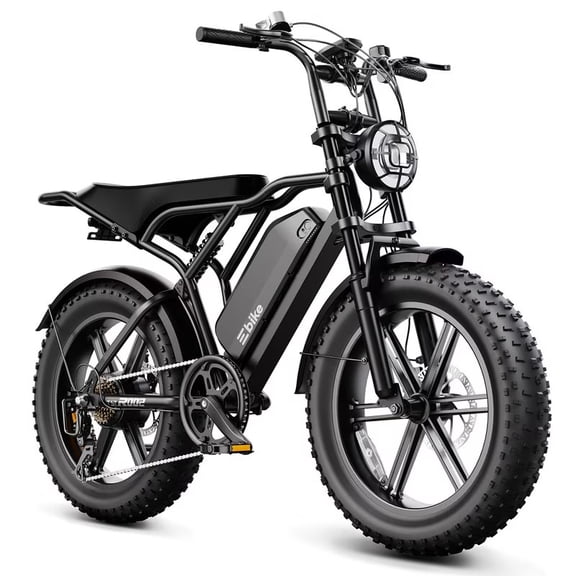 TST Electric Bike for Adults, 750W Motor, 20"x4" Fat Tire, 28MPH Pedal-Assist Mode, E Mountain Bike, 48V/15AH , Tested to UL2849 Standard by SGS