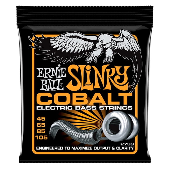 Ernie Ball 2733 Hybrid Slinky Cobalt Bass Guitar Strings Set