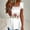 #White, variant on DPTALR George Women's Print Round Neck Short Sleeve T-Shirts,White,Size XXXL