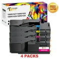 thumbnail image 1 of Toner Bank 4-Pack Compatible Toner Replacement for Xerox 106R01630 106R01627 106R01628 106R01629 Phaser 6000 6010 6010N WorkCentre-6015V Printer Ink High Yield Black, Cyan, Magenta, Yellow, 1 of 8