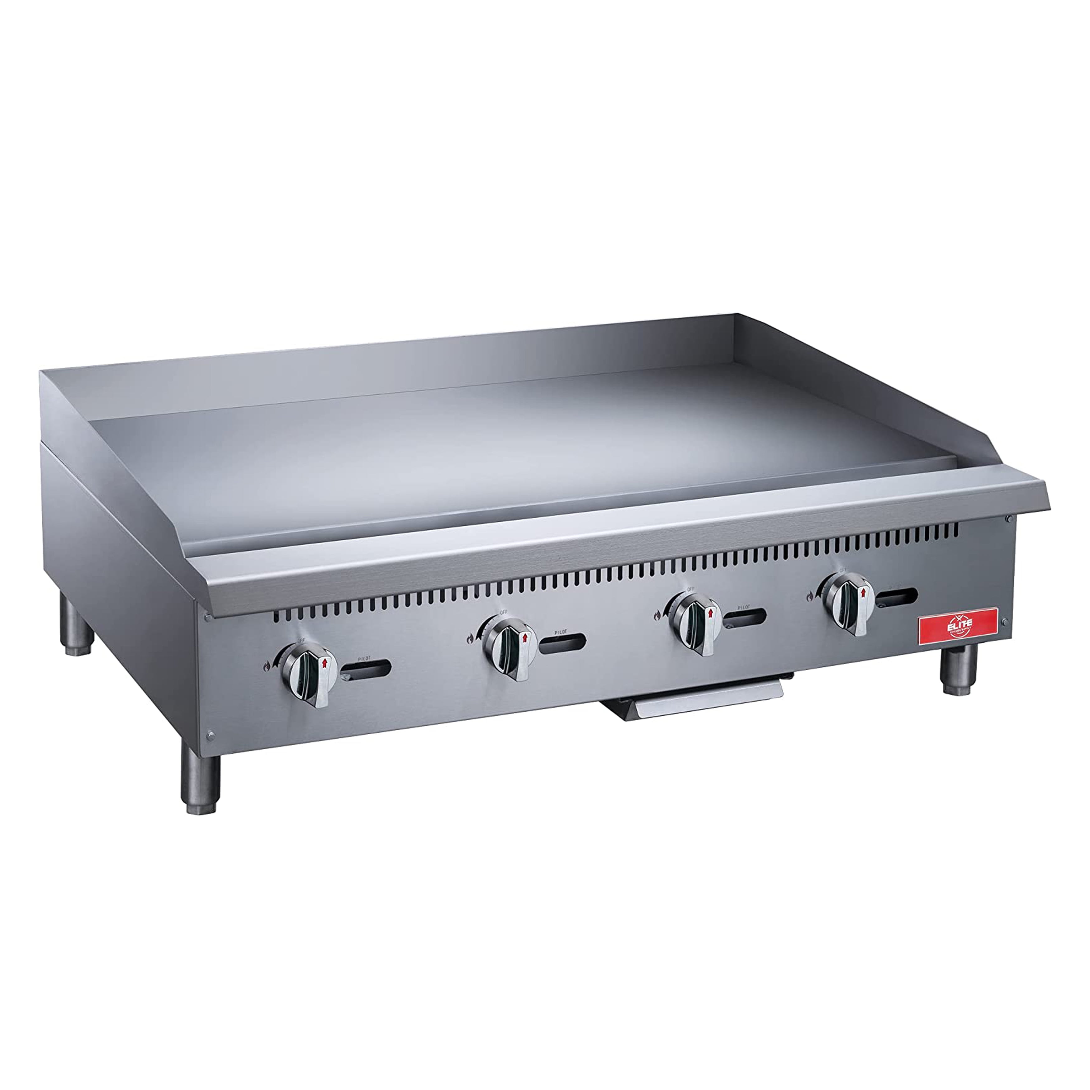 48 in. Commercial Four Burner Gas/Propane Manual Griddle 120000BTU