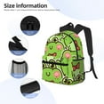 thumbnail image 5 of Gaeub Cute Green Frog School Backpack Waterproof Bookbag for Men Women College High School Bags, 5 of 8