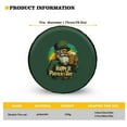 thumbnail image 5 of Yuyamidu Rainbow Tire Cover Beer Wheel Tire Protectors Cover St. Patrick's Day Spare Wheel Tire Cover Keeps Dirt, Rain, and Sun Away from Your Spare Tire, Green, 5 of 5