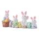 thumbnail image 1 of Huevos de Pascua Decoración de Conejito, Exquisito Resina Adorable Huevos de Pascua Figuras de Conejito para El Patio para Escritorio, 1 of 7