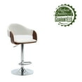 thumbnail image 6 of Porthos Home Emir Height Adjustable Bar Stool, PU Leather, Swivel Seat, 6 of 6