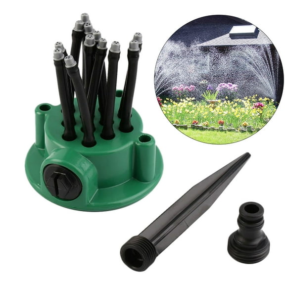 Green Plastic Sprinkler Nozzle for Lawn and Irrigation 1Pc