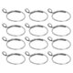 thumbnail image 1 of 36 piezas de anillos de cortina para ventanas, cortinas de ducha, anillos de metal de acero inoxidable para el hogar, 1 of 6