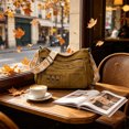 thumbnail image 7 of Feledorashia Handbag, Crossbody Bag, Vintage Style Soft Leather Large Capacity Shoulder Bag, Stylish Elegant Design Durable Material, 7 of 7
