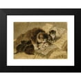 thumbnail image 2 of Henriëtte Ronner-Knip 18x14 Black Modern Framed Museum Art Print Titled - Mother's Pride (1901), 2 of 5